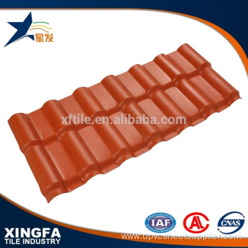 ASA UPVC Synthetic Resin Roofing Tiles Color Coated